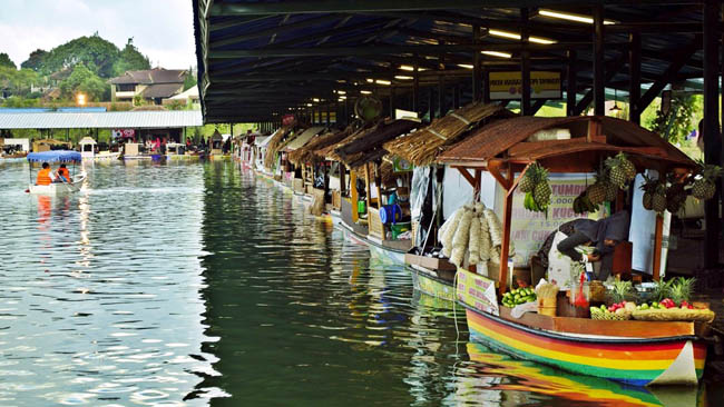 Floating Market in Lembang City  West Bandung  Regency 